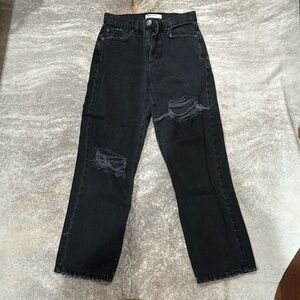Like new, high rise Garage black jeans